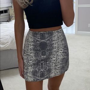 Snake Skin Skirt